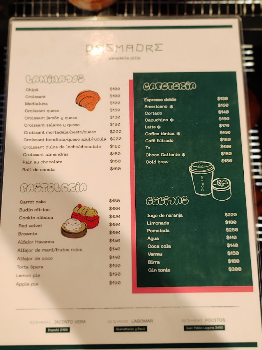 Menu Desmadre Pan Y Café-2