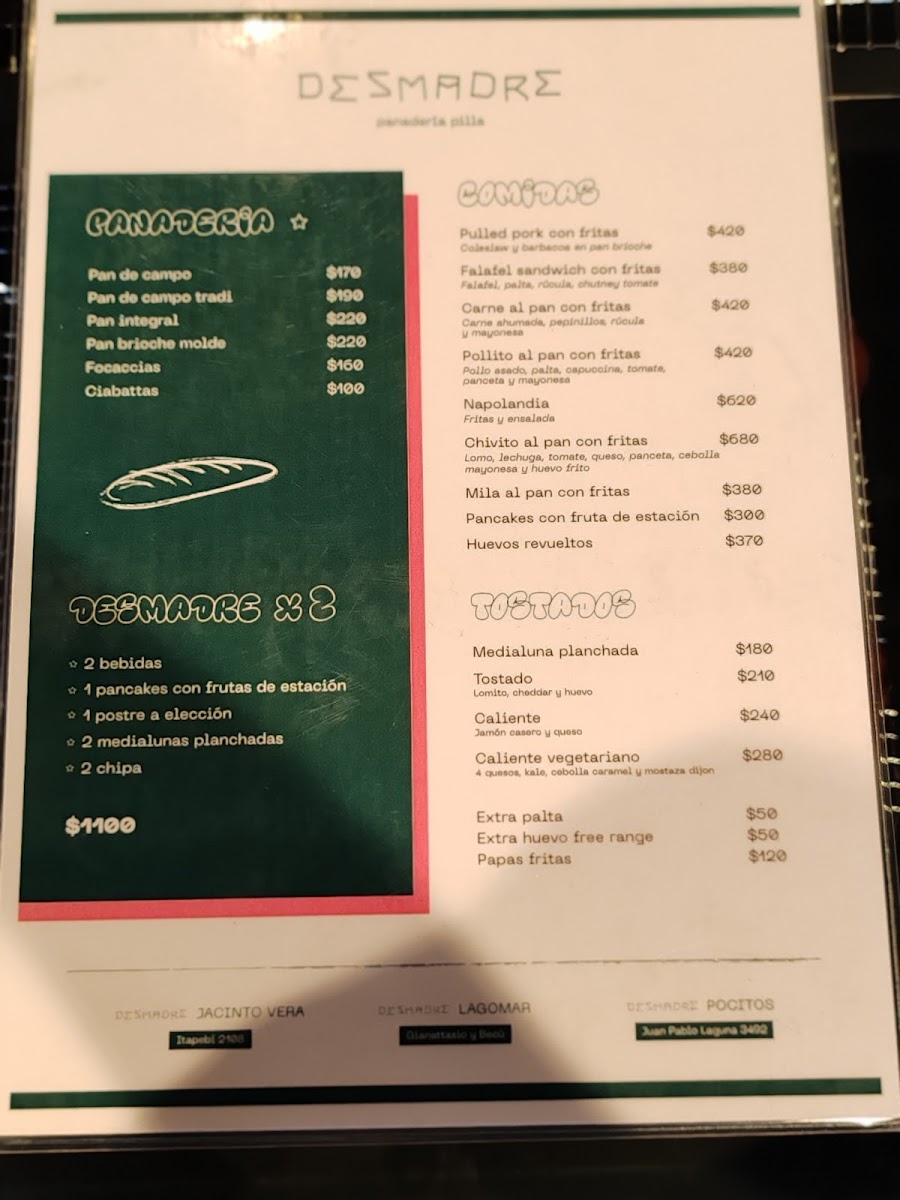 Menu Desmadre Pan Y Café-3